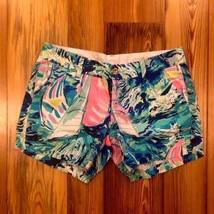 Lilly Pulitzer Callahan short sailboat pattern